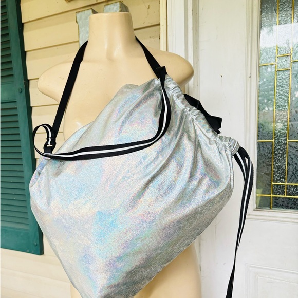 Pink victoria secret drawstring backpack tote bag - Picture 3 of 7